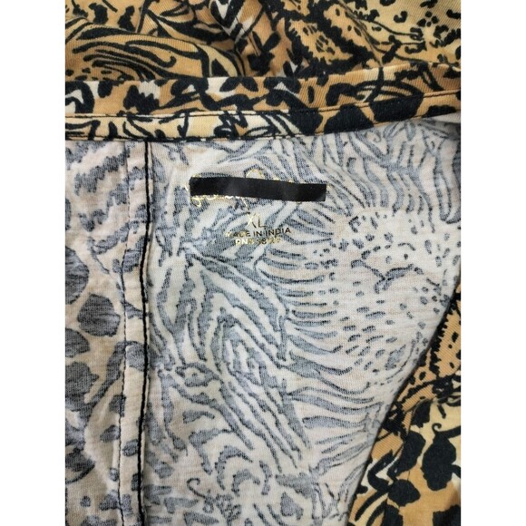 Lilly Pulitzer Tessa Tunic Mini Dress Animal Printed V Neck Cotton XL NEW 279541 - Picture 13 of 13